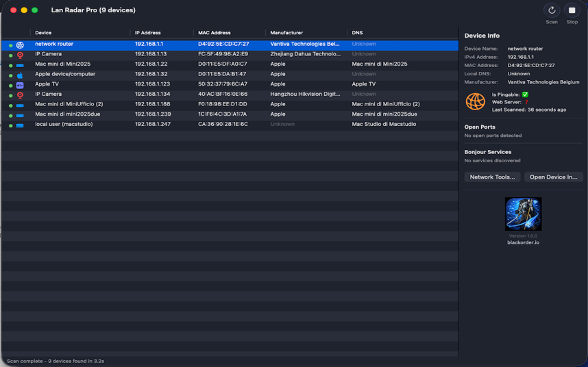 Lan Radar Pro
